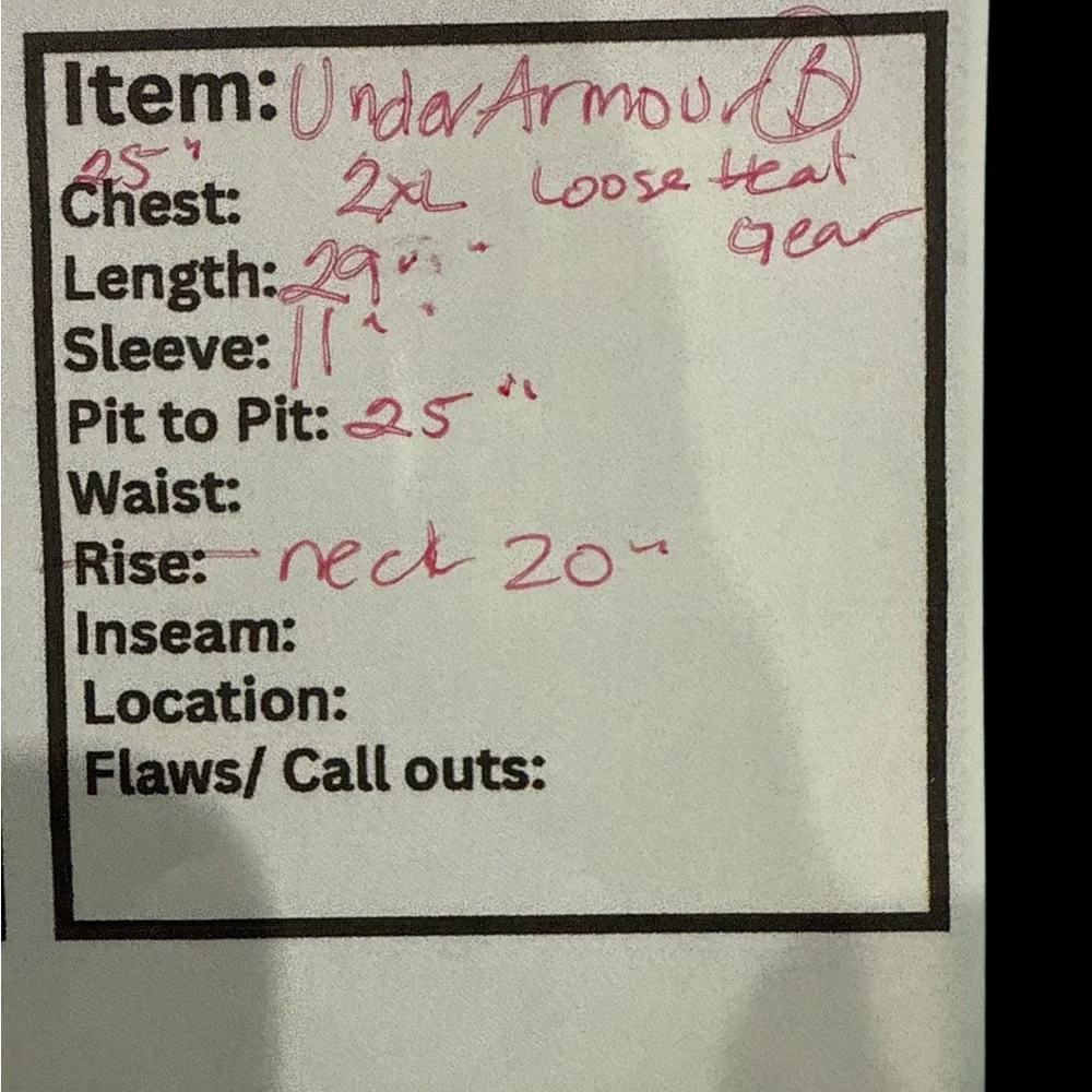 Under Armour Blue Performance Polo Shirt- Loose Heat Gear XXL - Picture 3 of 3